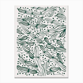 Cactus Green Canvas Print