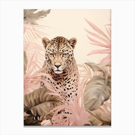 Leopard In The Jungle 13 Canvas Print