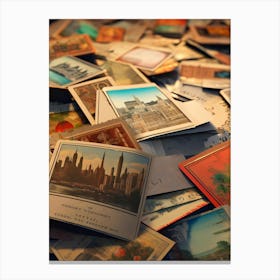 Postcards Canvas Print