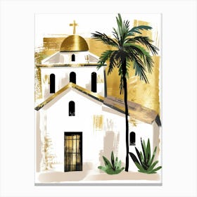 San Diego Church Canvas Print