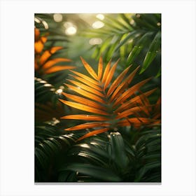 Tropical Leaves Canvas Print