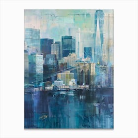 New York City Skyline 8 Canvas Print