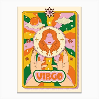 Zodiac Virgo Canvas Print