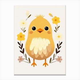 Baby Animal Illustration  Chick 1 Canvas Print