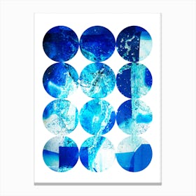 Circles Water Canvas Print