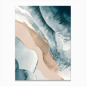 Watercolor Sea Art Canvas Print