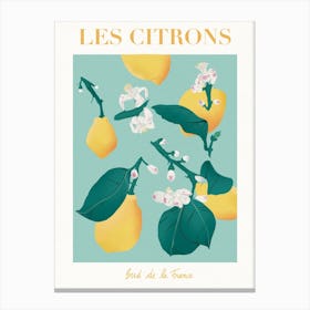 Lemon South Of France Canvas Print