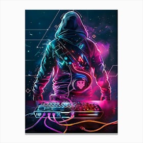 Neon Gaming 3 Canvas Print