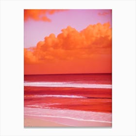Seven Mile Beach, Jamaica Pink Beach Canvas Print