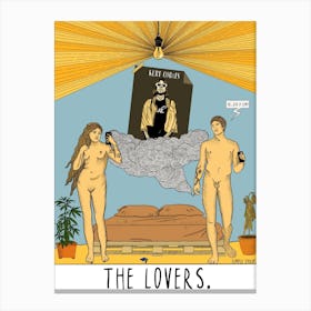 The Lovers Canvas Print