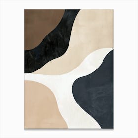 Muted Movement Minimalist Style Canvas Print