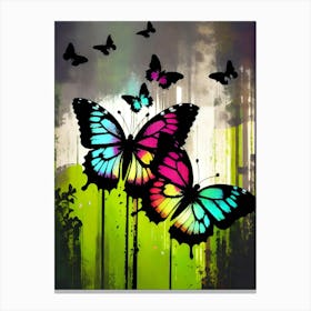 Colorful Butterflies 86 Canvas Print