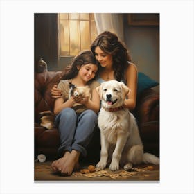 190.National Pet Day. Canvas Print