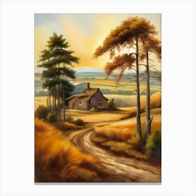 Country Road 10 Canvas Print