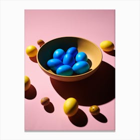 Easter Eggs In A Bowl 9 Canvas Print