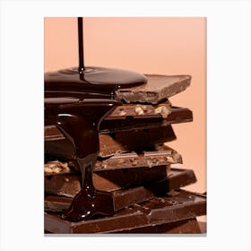 Chocolate Pouring Canvas Print