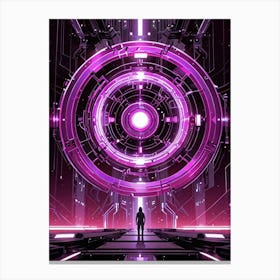 Futuristic Space 1 Canvas Print