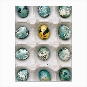 Quail Eggs 1 Canvas Print