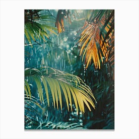 Rain In The Jungle Canvas Print