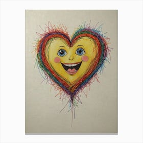 Happy Heart Canvas Print