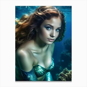 Mermaid-Reimagined 65 Canvas Print