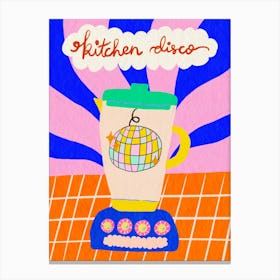 Kitchen Disco 6 Canvas Print