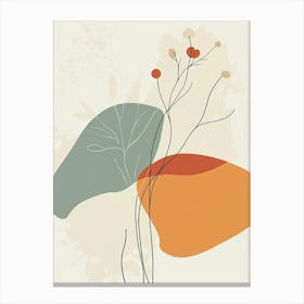 Abstract Floral Painting 3 Canvas Print