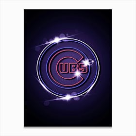 Chicago Cubs - Wallpaper Canvas Print