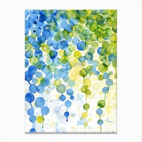 Watercolor Drips Canvas Print