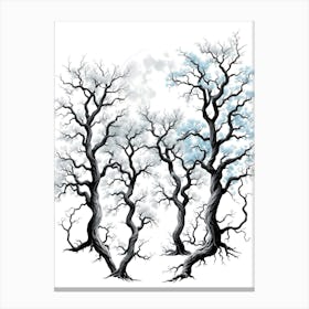 Winter Trees Canvas Print