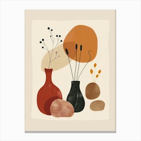 Abstract Objects Flat Illustration 13 Canvas Print
