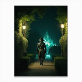 On the way to the castle Canvas Print