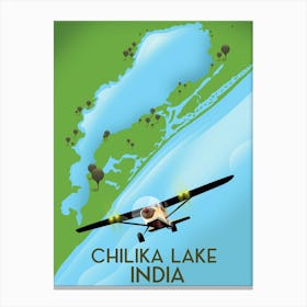 Chilika Lake India Canvas Print