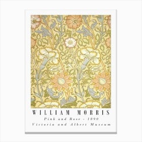 William Morris exhibition poster Canvas Print