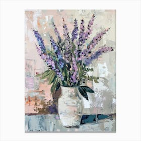 A World Of Flowers Lavender 4 Painting Canvas Print