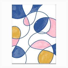 Abstract Circles 7 Canvas Print