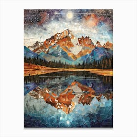 Mountain Reflected Canvas Print