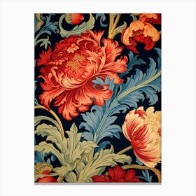 Floral Wallpaper Canvas Print