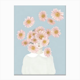 Pink Flowers Canvas Print