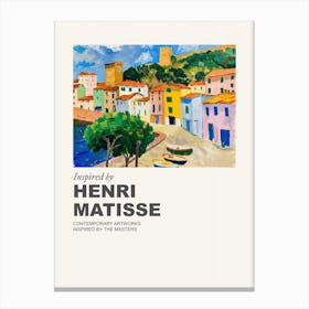 Museum Poster Inspired By Henri Matisse 2 Canvas Print