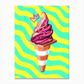 Ice Cream Coan Canvas Print