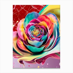 Colorful Rose Canvas Print Canvas Print