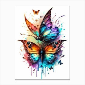 Butterfly Painting Canvas Print