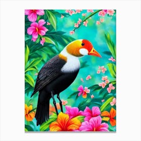 Coot 1 Tropical bird Canvas Print