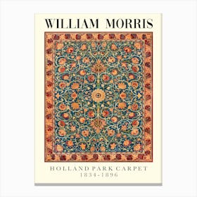 William Morris Holland Park Carpet Canvas Print