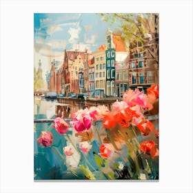 Amsterdam Tulips Canvas Print