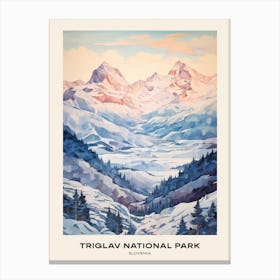 Triglav National Park Slovenia 1 Poster Canvas Print