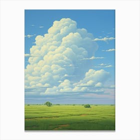 Cloudy Sky 3 Canvas Print