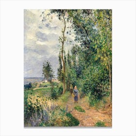 Côte Des Grouettes, Near Pontoise (1878), Camille Pissarro Canvas Print