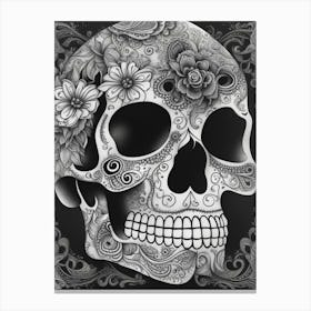 Sugar Skull 2 Canvas Print